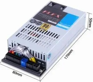 PSU For Full Module 80plus Gold  ITX Small 1U K39 K17 K30 A4 S3 G5 Rated 500W Power Supply MF 500F