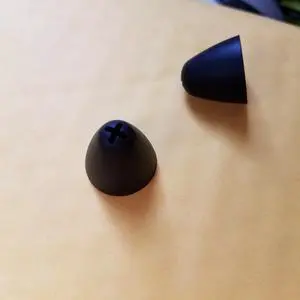 2 Pcs Black Ear Tips Sleeves for SET860 SET880 RR 2000 RR 5000 SET830 SET900 RR840 RS2000 RS5000 tv sound system series * PP