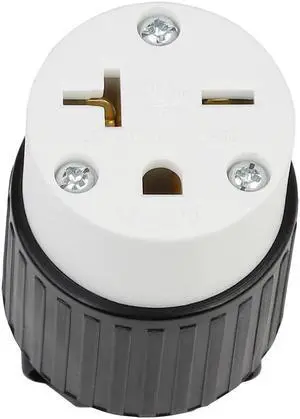 6-20R Self-wiring socket, Anti-drop 6-20R Female Industrial Plug Direct Connector Converter