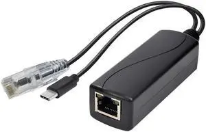 PoE Splitter Gigabit TYPE-C Active PoE to TYPE-C Adapter