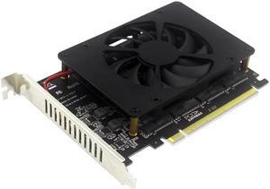 PCI for EXPRESS  X16  to 4 Ports NVME for M.2 Adapter Support for RAID