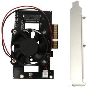 PCIe  to for M.2 NGFF for w/Cooling Fan for MZHPU128HCGM SM951 XP941 Adapter S