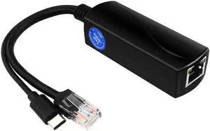 PoE Splitter 5V Active PoE to Adapter IEEE 802.3af Compliant for Raspberry 4 IP WiFi Security Cameras