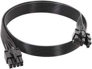 Durable PSUs 8Pin to 8 Pin (6+2) GPU Male Adapter Extension Cable 50cm