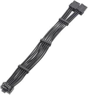 Sturdy 2x 8Pin Female to PCIE 5.0 12+4 16Pin Video Card Cable for RTX4000 RTX40(2X8PIN PLB)