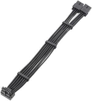 Sturdy 2x 8Pin Female to PCIE 5.0 12+4 16Pin Video Card Cable for RTX4000 RTX40(2X8PIN for PLA)