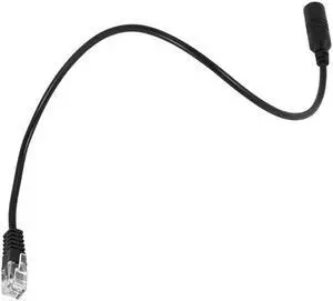 3.5mm Phone Headset to RJ9 Adapter Cable Headset Adapter Converter Flexible Cable Plug and Use 31cm Long Cable Cord