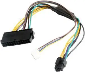 30cm/11.8Inch 24Pin to 6Pin 18AWG Adapter Cable for 8100 8200 8300 800G1 6300 Motherboards Accessories