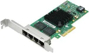 10/100/1000Mbps PCI Adapter I350-T4 Quad RJ45 Ports,PCI-E Ethernet Server Networking Card