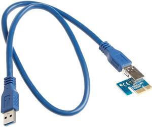 PCI-E for Express 1x To 16x Extension Port Adapter Expansion Card PCIE Connector Extender USB Power Cable Easy to Us