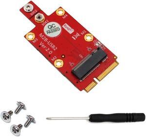 for M.2 for Key B to Mini PCI-E Adapter Converter with Dual for NANO Card Slot for 3G 5G