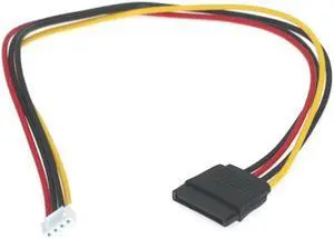Reliable 4Pin Floppy to 15Pin Adapter Converter Cable Power Wires