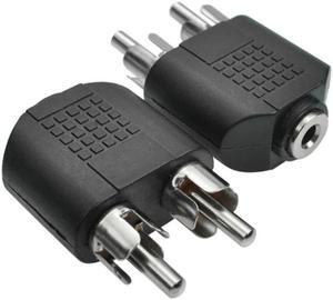 3.5mm to RCA Converter Aux Female to 2RCA Male Converter