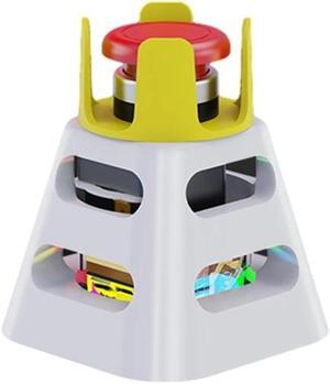Desktop Power Switches Button with 50m Remote Control Four Color LED Lights(PCIE)