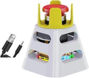 Desktop Power Switches Button with 50m Remote Control Four Color LED Lights(USB)