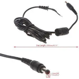 3.94ft for DC Extension Cable 5.5mm 2.1mm Male Power Cord for  Laptop