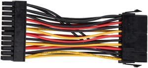 CPU Power Cable  Adapter (5.5 Inch ), 20-Pin Femle to 24-Pin Male Connector, ATX Internal Power Extension Cable
