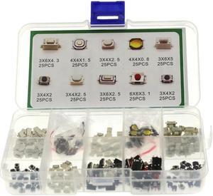 10 Kinds for Touch Package Small for Key Micro Button Sampl