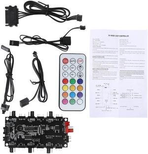5V RGB Remote Controller & PWM Magnetic Hub 8 Ports ARGB RGBW Wireless Remote