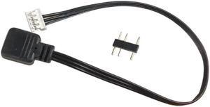 Small 4Pin to 5V ARGB 3Pin Fan Controller Adapter Cable for Coolmoon 5V Three-pin to 4pin Controller Adapter
