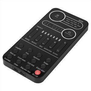 K9 Voice Changer Handheld Sound Card Multiple Sound Effects for Microphone/ /Switch/Phone/Games /Live Streaming Host