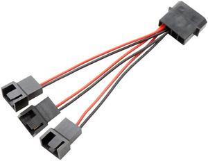 IDE 4Pin Male Molex to Small 4pin Female Y Splitter Adapter Floppy Disk Power Supply Cable Converter for Case Fan