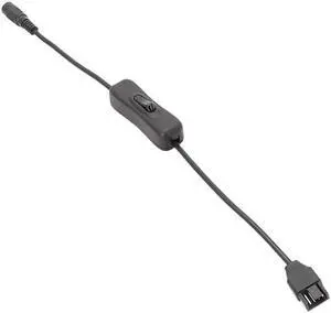 Convenient Fan Power Adapter DC5.5x2.1mm to 4Pin PC Fan Power Adapter Cable with Switching Button PC Case Fans Power(one to one)