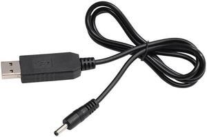 WiFi to Powerbank Cable Connector DC5V to 12V USB Cable Boost Converter Step Up Cord for Wifi Router Modem Fan Speaker