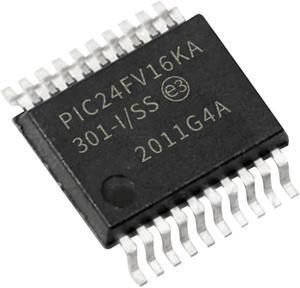 PIC24FV16KA301-I/SS  24FV16KA301 PIC24FV16KA301T  SSOP20 IC MCU 16BIT 16KB FLASH 20SSOP