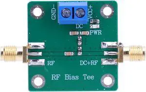 DC Bias RF Broadband Isolator 10-6000MHz DC Blocker 6GHz RF DC Bias Blocker Low Noise DC Bias Filter for HAM Radio RTL SDR