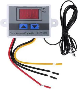 Digital Temperature Controller XH-W3001 Thermostat Control Switch 110-220V Microcomputer Temperature Controller 10A(110V-220V 1500W)