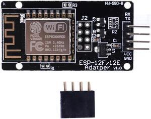 ESP8266 ESP-12E WiFi Wireless Transceiver Module 5V Send Receiver WiFi Adapter Module Sensor Networks Parts(With ESP-12E)