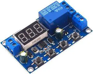 DC6-40V Integrated Voltmeter Undervoltage/Overvoltage Protection Switch Relay Module Timing Charge/Discharge Communication DC6-40V Integrated Voltmeter Undervoltage/Overvoltage Protection Switch Relay Module Timing Charge/Discharge Communication