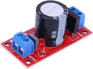 AC To DC Transformer Rectifier Filter Power Supply Board 8A AC To DC Single Power Supply Board Power Rectifier Filter Board(8A with LED)