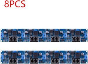 LM2596 DC-DC Step-Down Module Input 25V-40V Output 1.25V-37V Electronic Voltage Stabilizer 3A Buck Converter With Displa(8PCS)