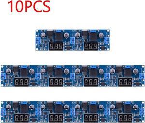LM2596 DC-DC Step-Down Module Input 25V-40V Output 1.25V-37V Electronic Voltage Stabilizer 3A Buck Converter With Displa(10PCS)