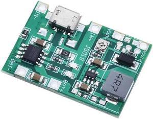 Lithium Li-ion 18650 3.7V 4.2V Battery Charger Board Adjustable DC-DC Step Up Boost Module TP4056 DIY Kit Parts