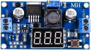 LM2596 DC DC Step Down Converter Voltage Regulator LED Display Voltmeter 4.0~40 to 1.3-37V Buck Adapter Adjustable Power Supply