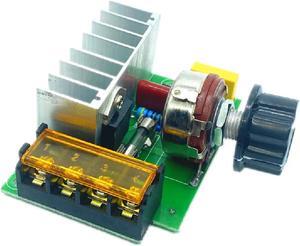 4000W 220V AC SCR Motor Speed Controller Module Voltage Regulator Temperature Dimmer for Electric Furnace Water Heater LED Light