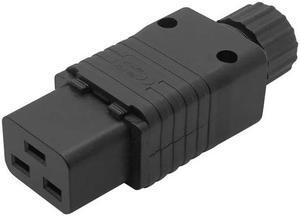 Waterproof 16A Copper IEC320 C19 UPS PDU Power Rewirable Connector Assemble Wire Receptacle Male Female Convert Socket Plug(C19 female socket)