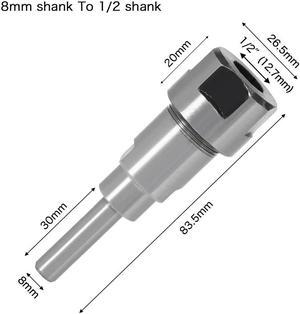 Extension Rod Shank  Milling Cutter For CNC Wood Carving Router Bit Engraving Machine Extension 8 to 12.7mm