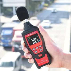First picture~ HT622 Digital Sound Level Noise Meter Logger 30~130db Digital dB Meter Noise Measuring Instrument with CE()