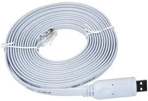 1.8M 3.0M FTDI FT232RL CHIP USB RS232 TO RJ45 PLUG SERIAL COMMUNICATION CONSOLE DEBUG CABLE FOR CISCO H3C HP ARBA HUAWEI ROUTER (1.8M Length)