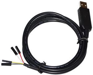 INDUSTRIAL FTDI FT232RL USB UART TTL 5V 3V3 TO 4PIN DEBUG DUPONT JUMPER DOWNLOAD CABLE TTL-232R-5V TTL-232R-3V3 VCC GND TXD RXD (TTL 5V)
5M Length