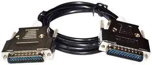 RS232 D-SUB 25 PIN MALE TO DB25 MALE ADAPTER MITSUBISHI FX2/A SERIES PLC TO A970G0T TOUCHSCREEN AC30R4-25P COMMUNICATION CABLE 3M Length
