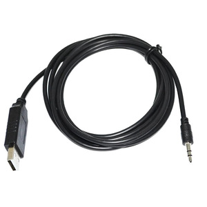 RS232 DB9 Female To 2.5mm Male TRS Stereo Serial Data Converter Cable - 1.8m (6ft)