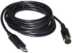 FTDI FT232RL USB TO DIN 8 PIN MALE CONNECTOR RS232 CONVERTER SERIAL PARAMETER COMMUNICATION CABLE FOR TOPCON REFRACTOMETER TO PC 
5M Length