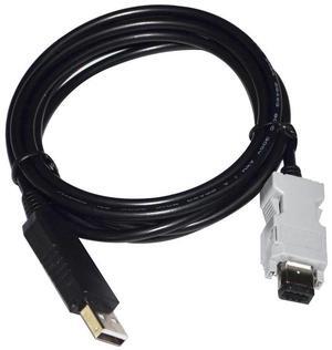 FTDI USB TO SM-6P ENCODER RS232 SERIAL IEEE1394 COMMUNICATION CABLE FOR SCHNEIDER LXM SERIES SERVO DRIVE CN3 PORT LINK TO PC 
0.8M Length(1.8M Length)