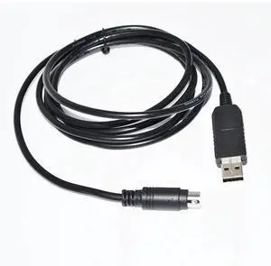 FTDI FT232RL USB RS232 TO MINI DIN 8P MD8P MALE ADAPTER CONVERTER PLC PROGRAMMING CABLE (FT232RL)
(1.8M Length)