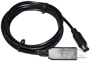 FTDI FT232RL CHIP USB TO PS/2 MINI DIN 6P MD6 CONNECTOR RS232 SERIAL UPGRADING FIRMWARE CABLE FOR METREL EurotestXD MI SERIES 
5M Length
